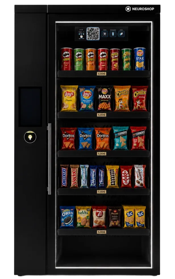 Neuroshop AI micromarket vending cabinet