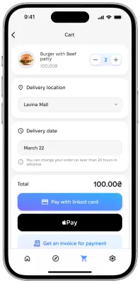 Mobile application - cart