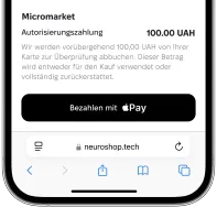Mobile with payment app